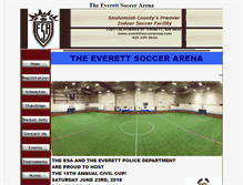 Tablet Screenshot of everettsoccerarena.com